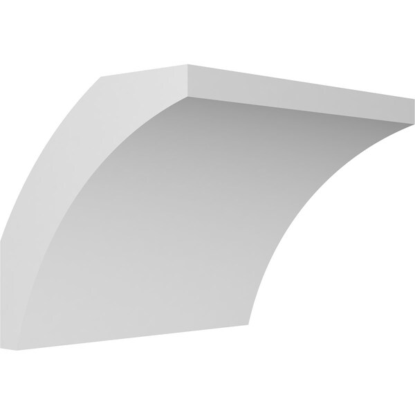 Ekena Millwork 5 1/2-in. W x 44-in. D x 44-in. H Thorton Architectural Grade PVC Knee Brace BRCP055X44X44THR - main